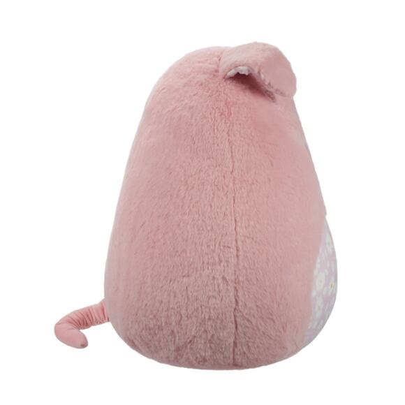 Squishmallows FuzzAMallow 12” Peter the Pink Pig With Floral Belly Easter‎ Plush - Picture 6 of 6